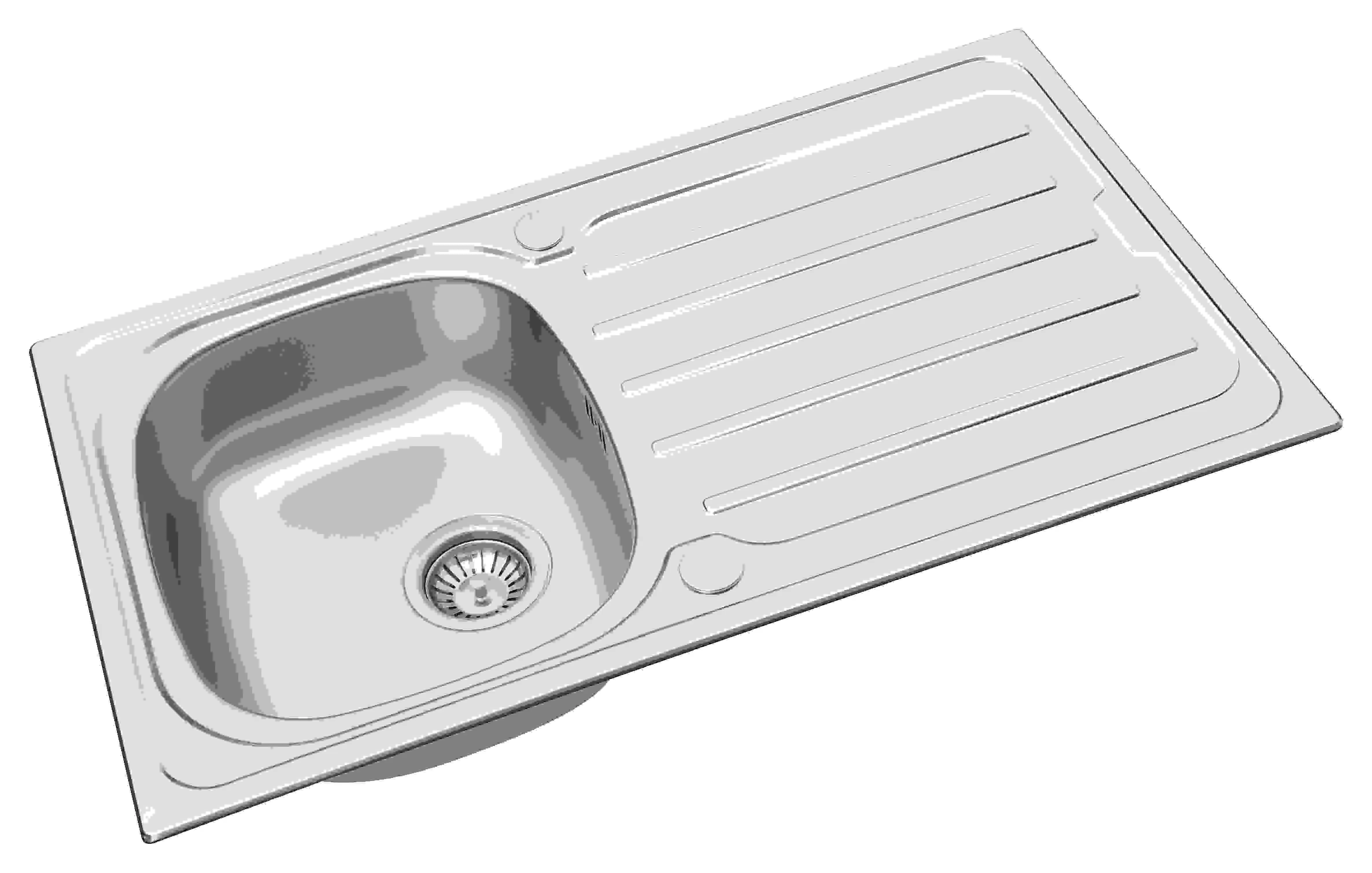 single bowl stainless steel sink